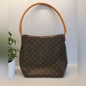 Louis Vuitton Signature Monogram Brown Shoulder Bag